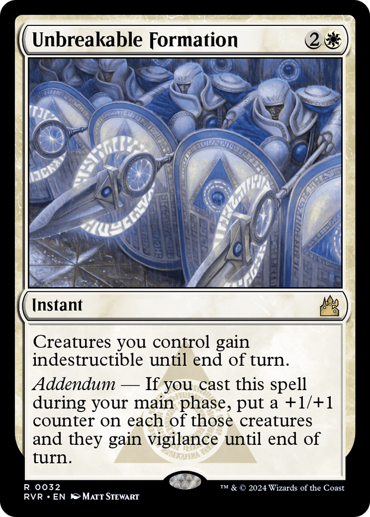 Unbreakable Formation [Ravnica Remastered] | Tabernacle Games