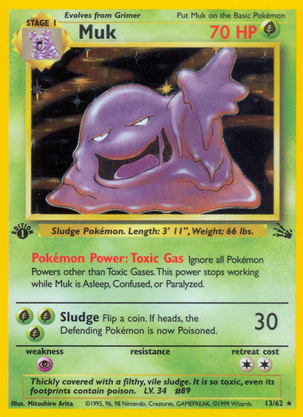 Muk (13/62) [Fossil 1st Edition] | Tabernacle Games