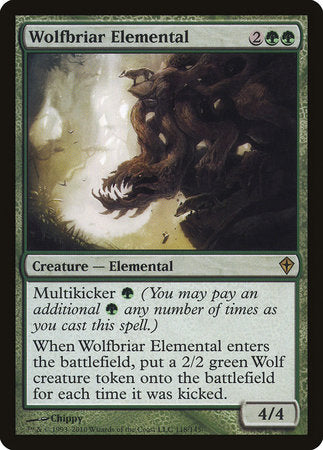 Wolfbriar Elemental [Worldwake] | Tabernacle Games