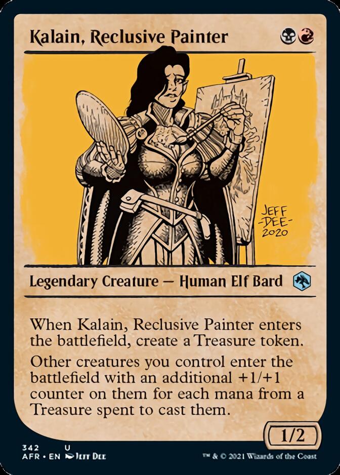 Kalain, Reclusive Painter (Showcase) [Dungeons & Dragons: Adventures in the Forgotten Realms] | Tabernacle Games