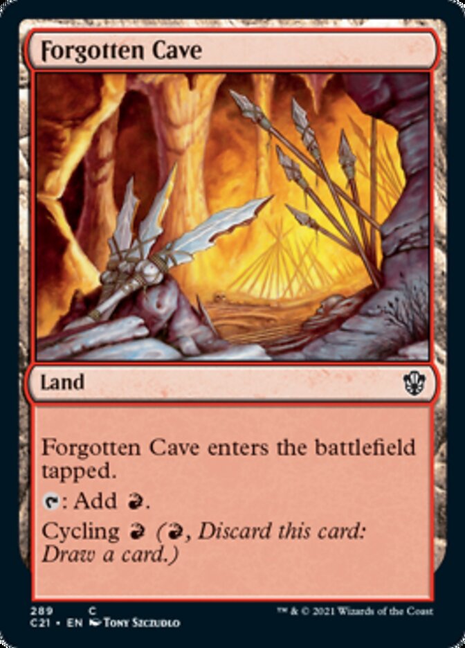 Forgotten Cave [Commander 2021] | Tabernacle Games