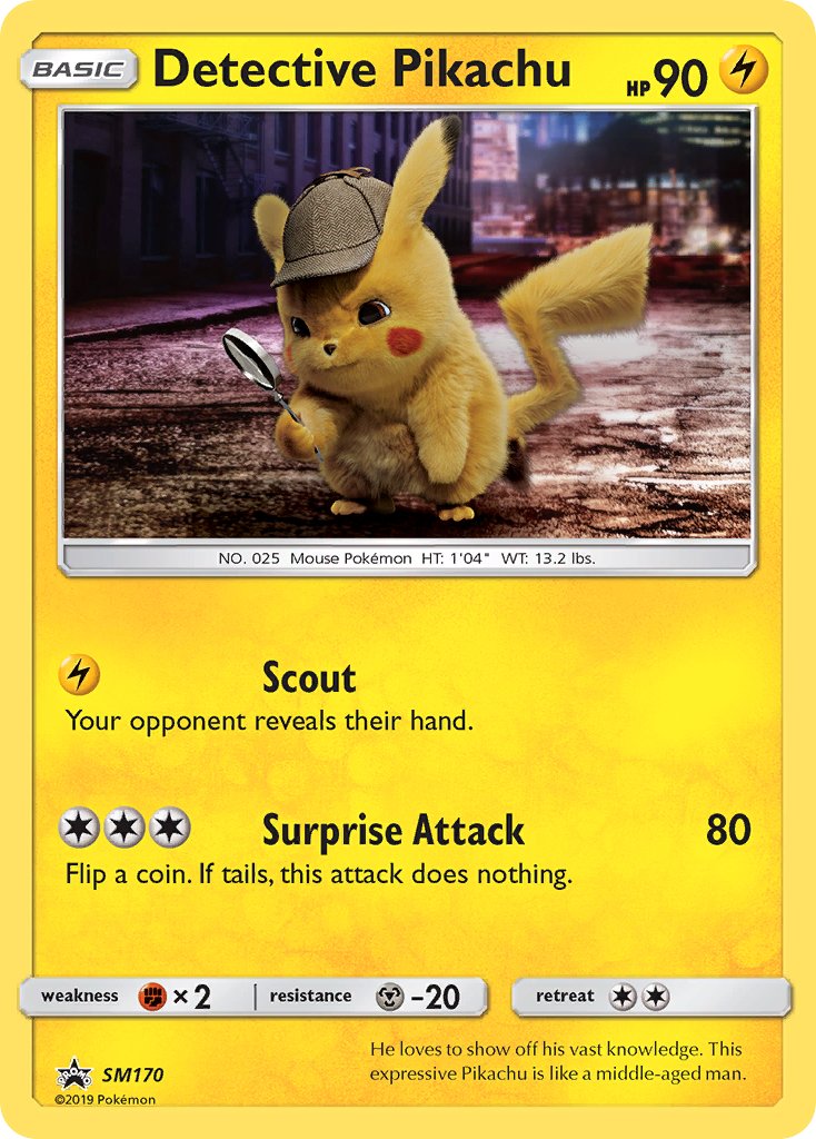 Detective Pikachu (SM170) [Sun & Moon: Black Star Promos] | Tabernacle Games