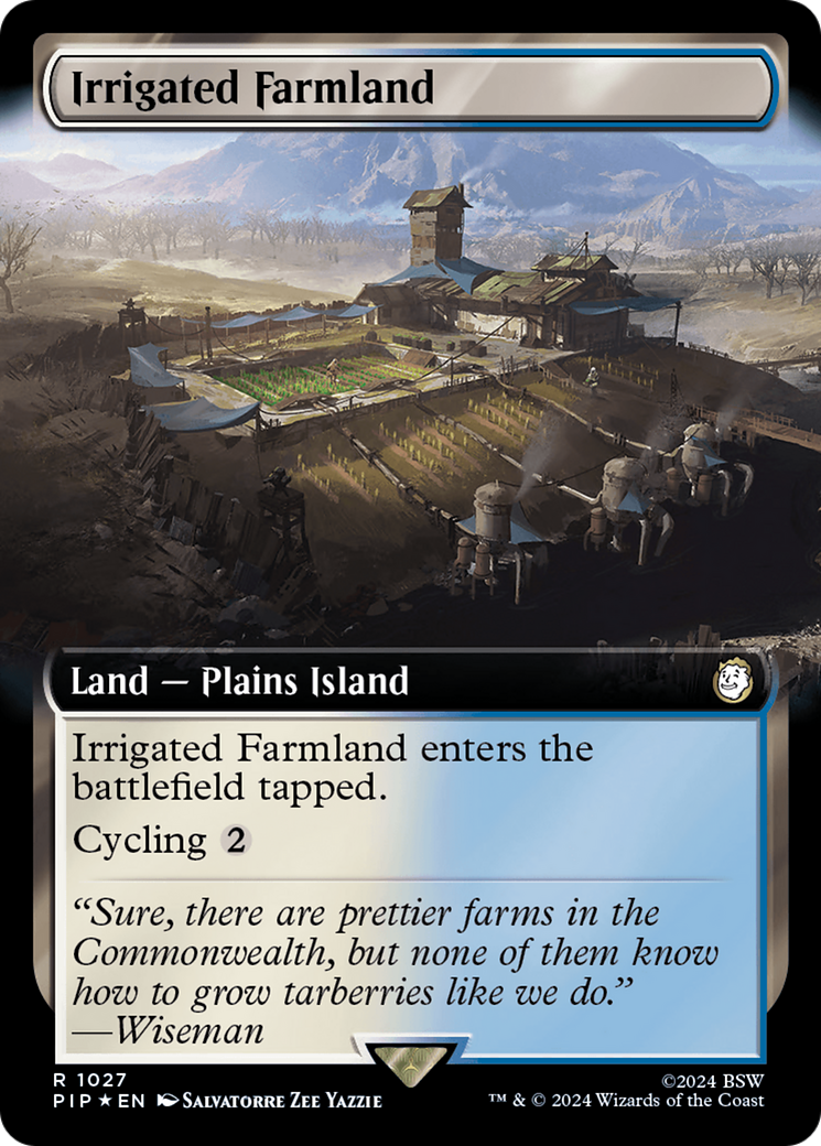 Irrigated Farmland (Extended Art) (Surge Foil) [Fallout] | Tabernacle Games