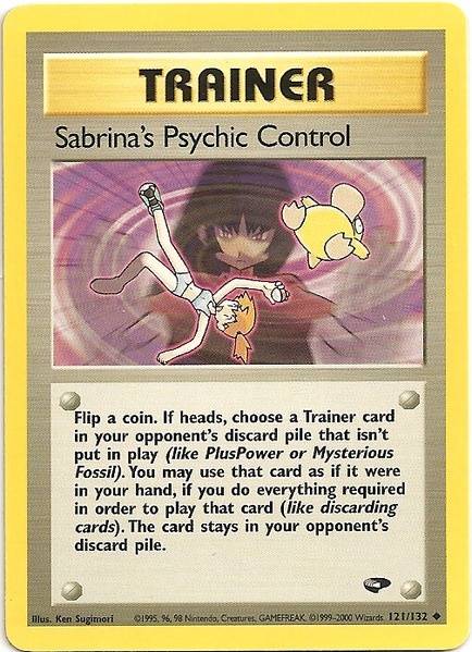 Sabrina's Psychic Control (121/132) [Gym Challenge Unlimited] | Tabernacle Games