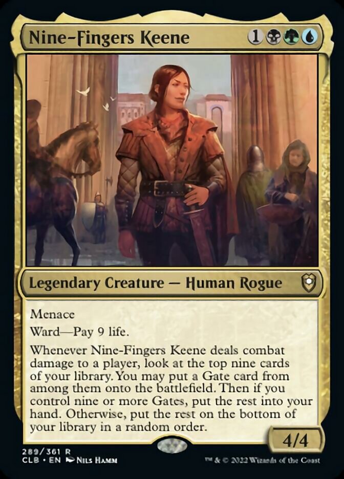 Nine-Fingers Keene [Commander Legends: Battle for Baldur's Gate] | Tabernacle Games