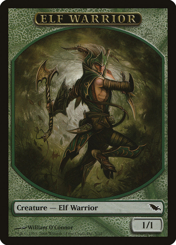 Elf Warrior (5/12) [Shadowmoor Tokens] | Tabernacle Games