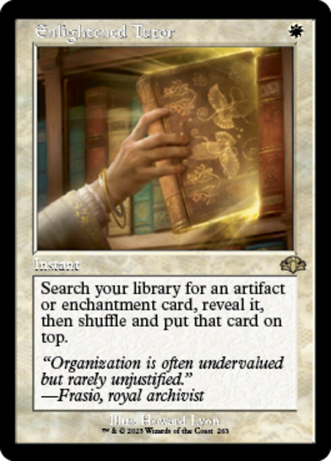 Enlightened Tutor (Retro) [Dominaria Remastered] | Tabernacle Games