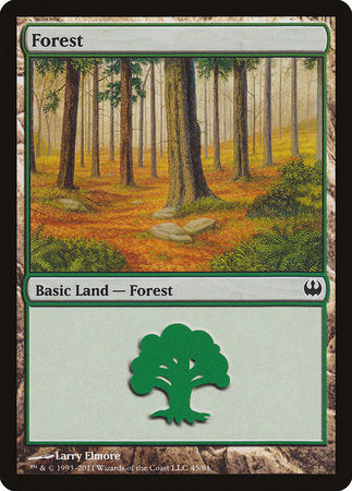 Forest (45) [Duel Decks: Knights vs. Dragons] | Tabernacle Games