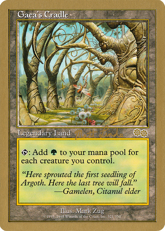Gaea's Cradle (Matt Linde) [World Championship Decks 1999] | Tabernacle Games