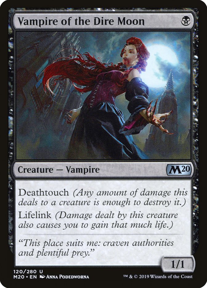 Vampire of the Dire Moon [Core Set 2020] | Tabernacle Games