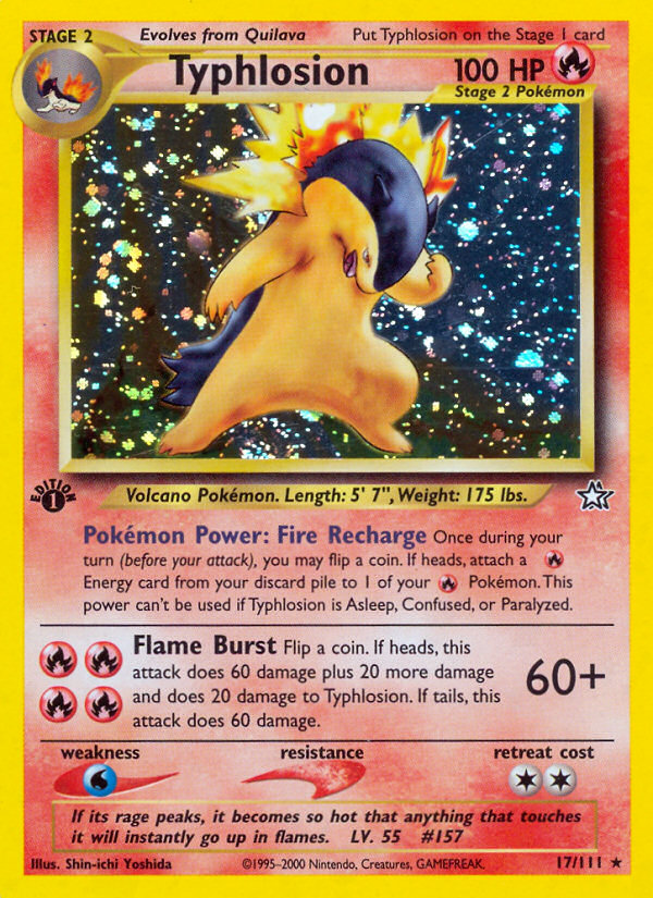 Typhlosion (17/111) [Neo Genesis 1st Edition] | Tabernacle Games
