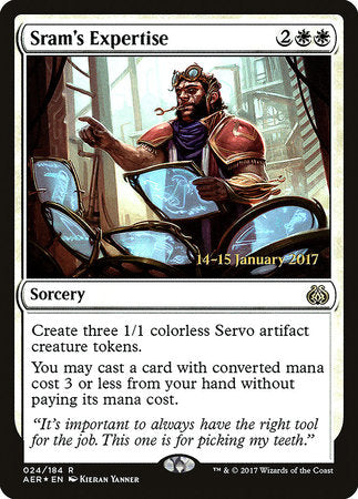 Sram's Expertise [Aether Revolt Promos] | Tabernacle Games