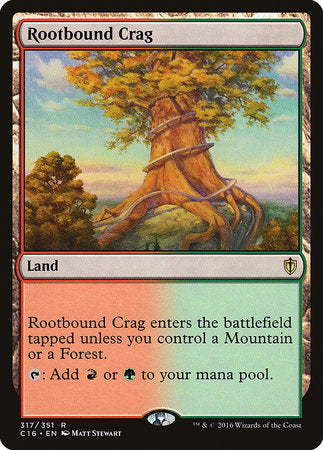 Rootbound Crag [Commander 2016] | Tabernacle Games