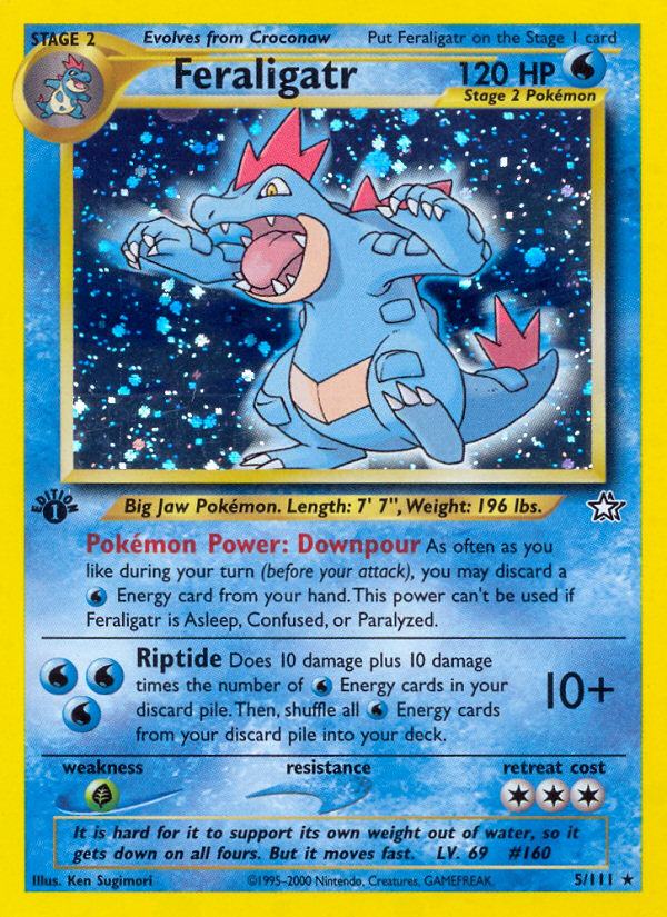 Feraligatr (5/111) [Neo Genesis 1st Edition] | Tabernacle Games