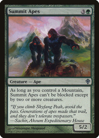 Summit Apes [Worldwake] | Tabernacle Games