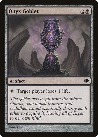 Onyx Goblet [Shards of Alara] | Tabernacle Games