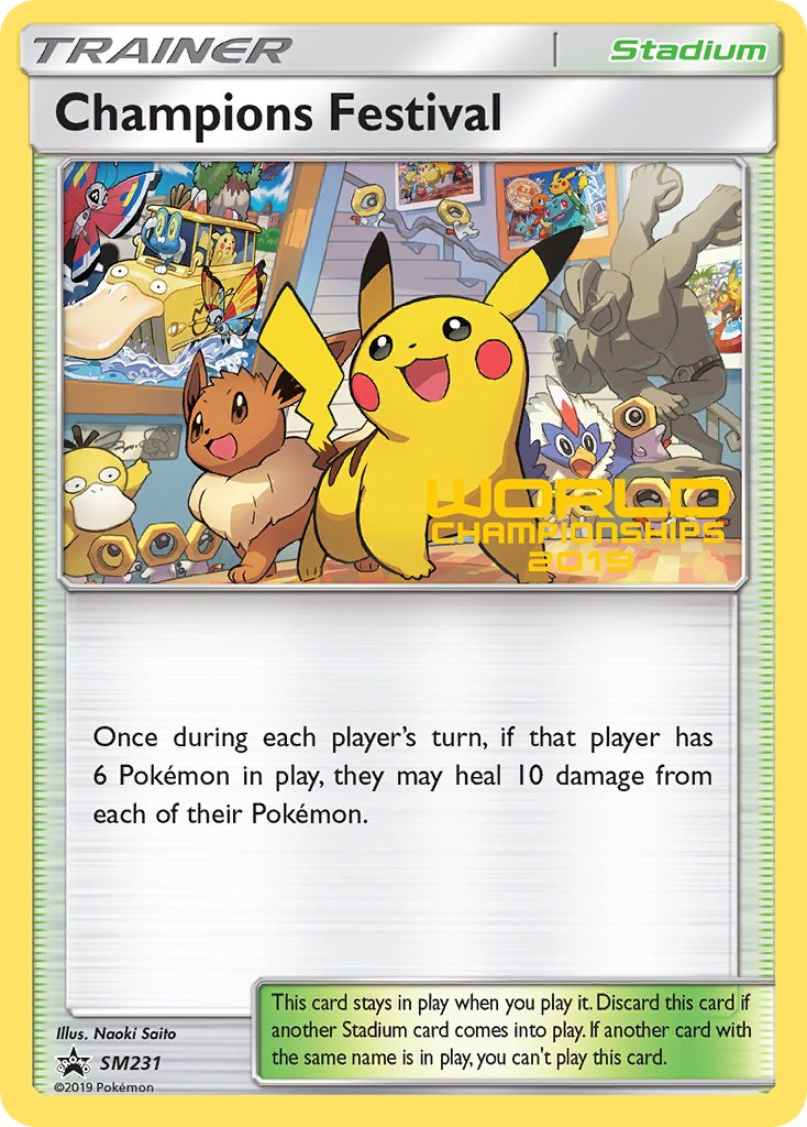 Champions Festival (SM231) (Quarter Finalist 2019) [Sun & Moon: Black Star Promos] | Tabernacle Games