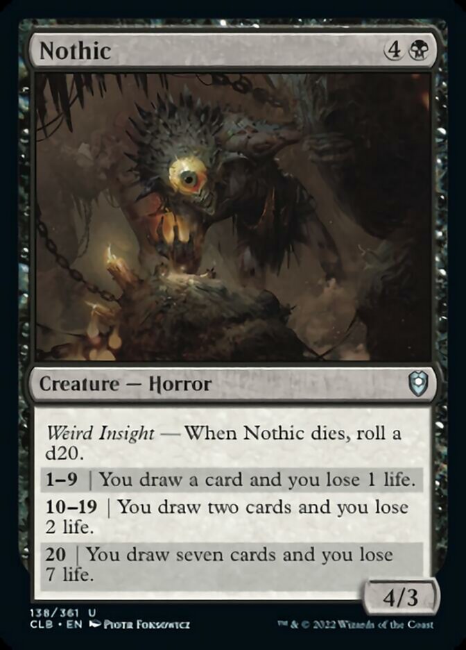 Nothic [Commander Legends: Battle for Baldur's Gate] | Tabernacle Games