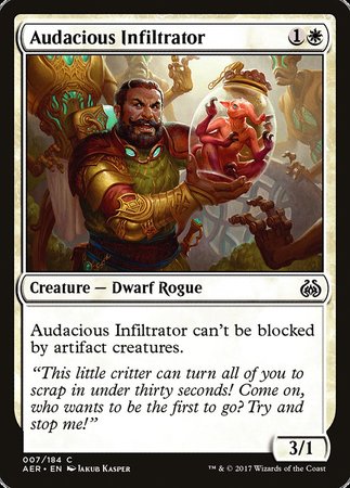 Audacious Infiltrator [Aether Revolt] | Tabernacle Games