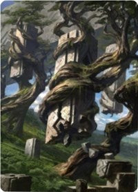 Forest 2 Art Card [Zendikar Rising Art Series] | Tabernacle Games