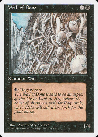 Wall of Bone [Fourth Edition] | Tabernacle Games