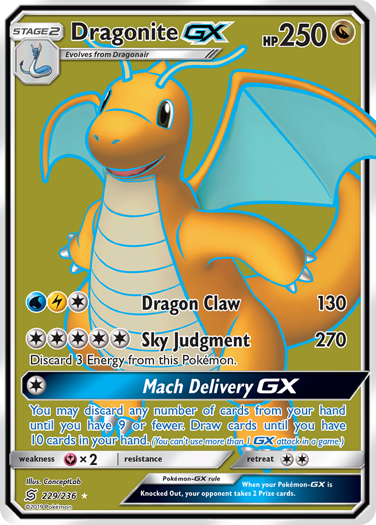 Dragonite GX (229/236) [Sun & Moon: Unified Minds] | Tabernacle Games