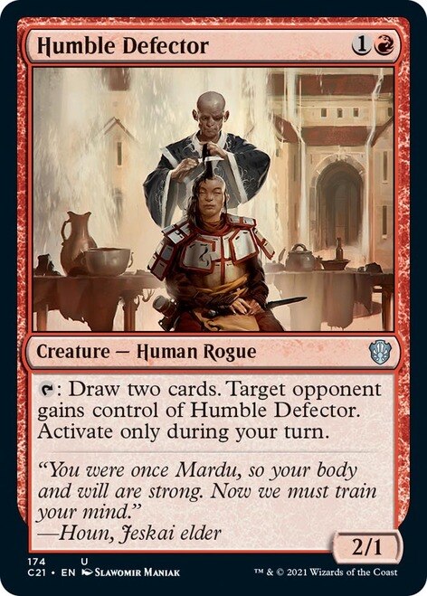 Humble Defector [Commander 2021] | Tabernacle Games