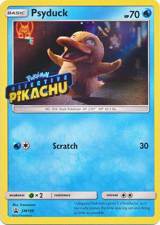 Psyduck Detective (SM199) (Pikachu Stamped) [Sun & Moon: Black Star Promos] | Tabernacle Games