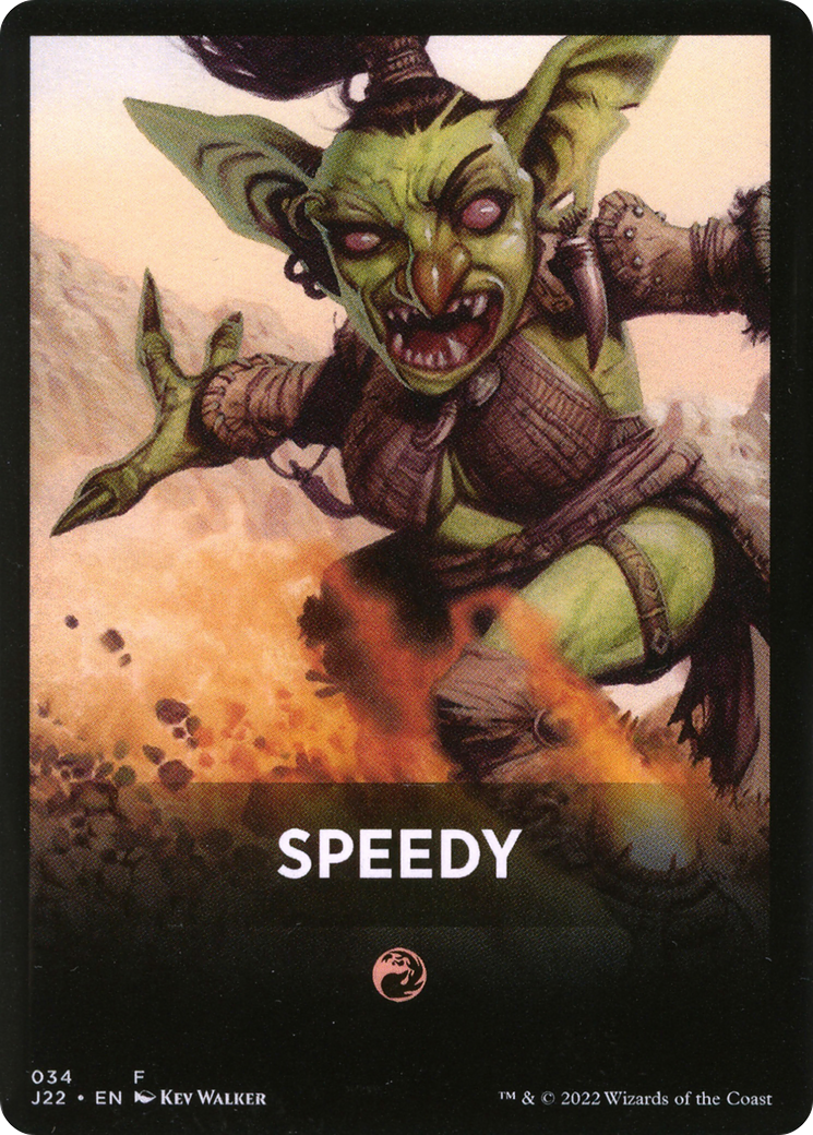 Speedy Theme Card [Jumpstart 2022 Front Cards] | Tabernacle Games