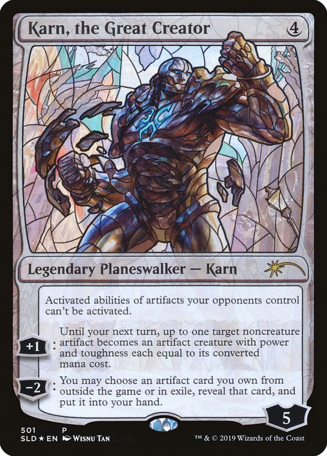 Karn, the Great Creator (Stained Glass) [Secret Lair Drop Promos] | Tabernacle Games
