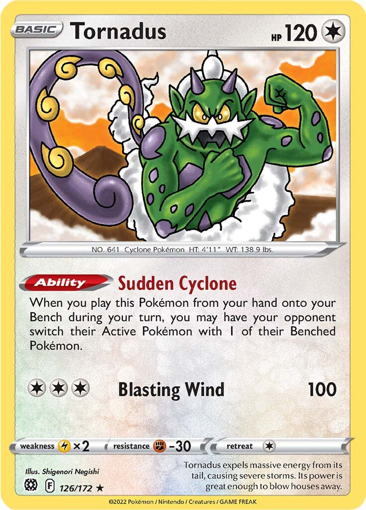 Tornadus (126/172) [Sword & Shield: Brilliant Stars] | Tabernacle Games