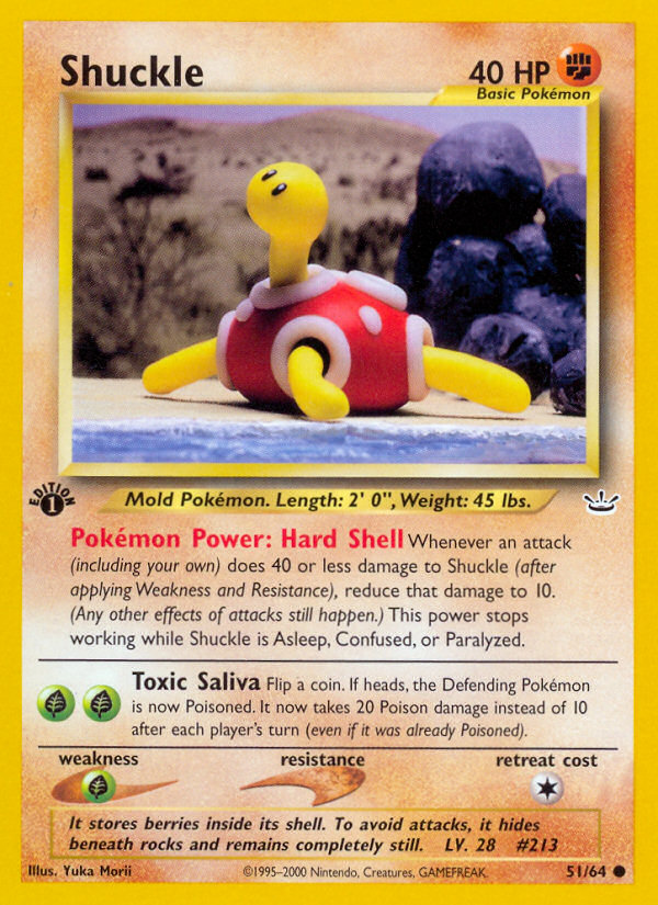 Shuckle (51/64) [Neo Revelation 1st Edition] | Tabernacle Games