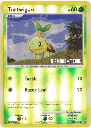 Turtwig (103/130) [Burger King Promos: 2008 Collection] | Tabernacle Games