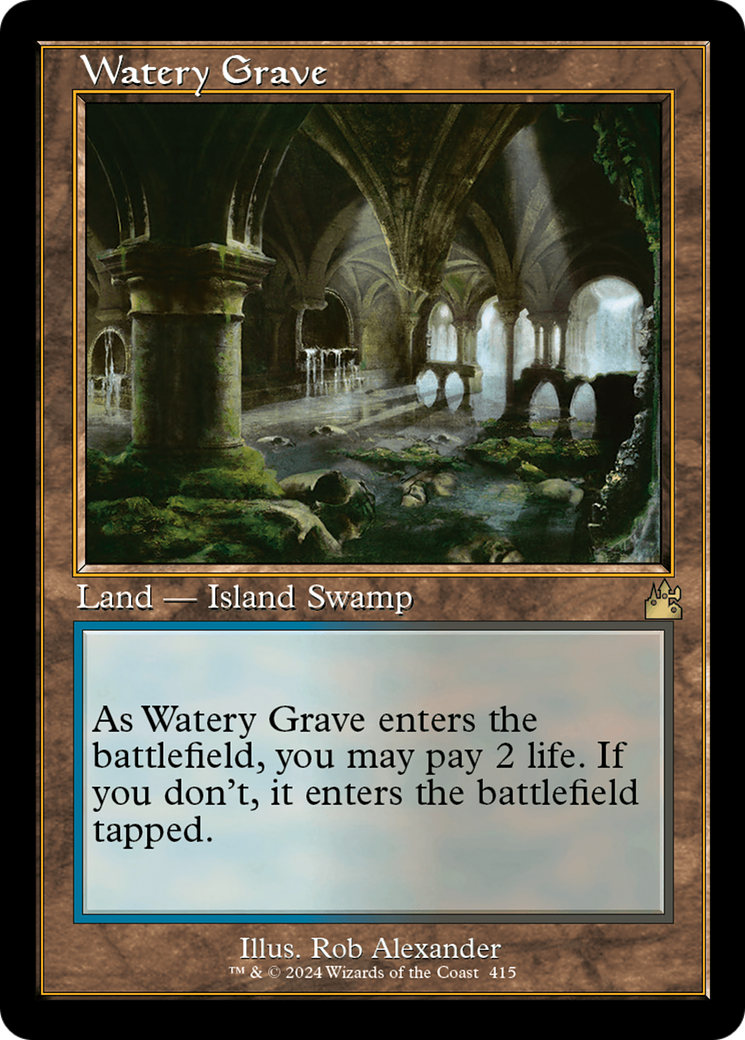 Watery Grave (Retro) [Ravnica Remastered] | Tabernacle Games