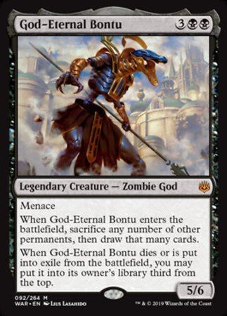God-Eternal Bontu [War of the Spark] | Tabernacle Games
