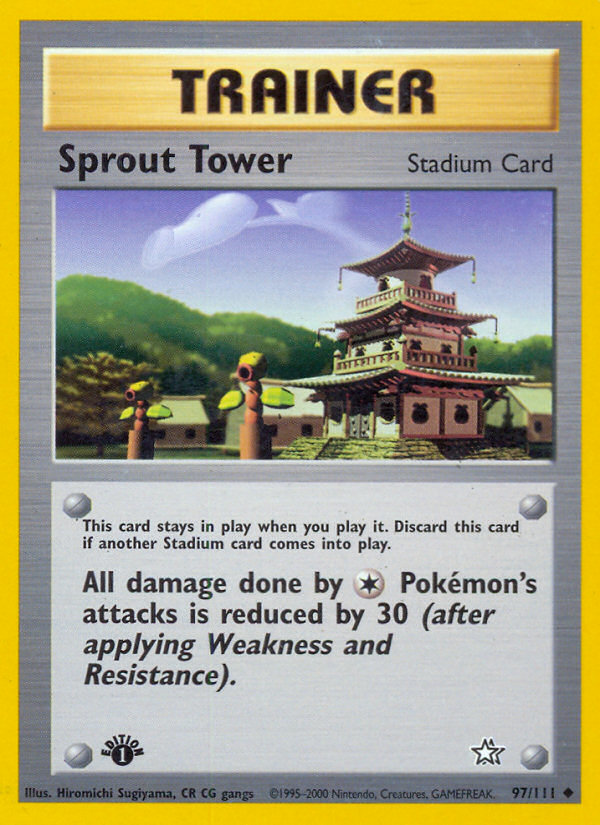 Sprout Tower (97/111) [Neo Genesis 1st Edition] | Tabernacle Games