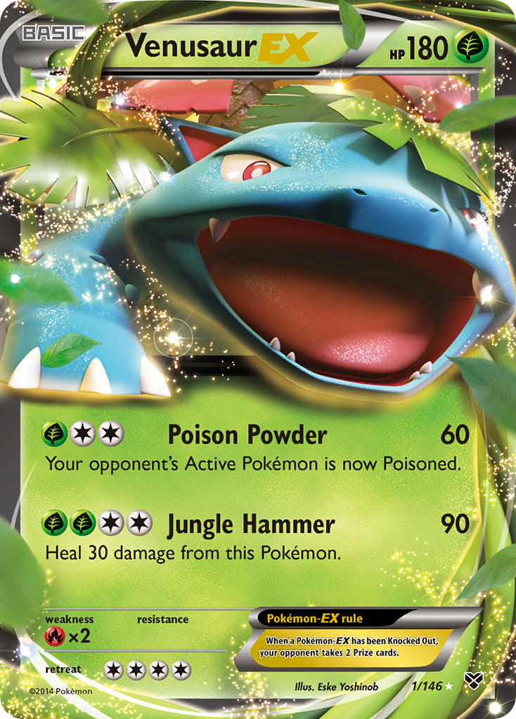 Venusaur EX (1/146) [XY: Base Set] | Tabernacle Games