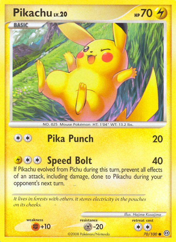 Pikachu (70/100) [Diamond & Pearl: Stormfront] | Tabernacle Games