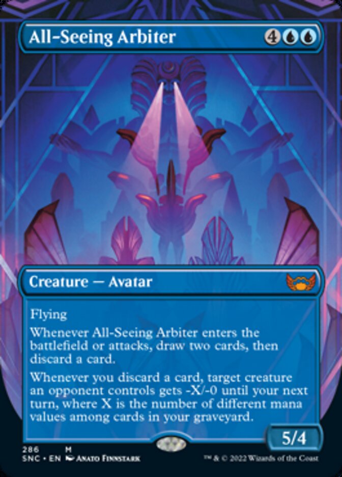 All-Seeing Arbiter (Borderless Alternate Art) [Streets of New Capenna] | Tabernacle Games
