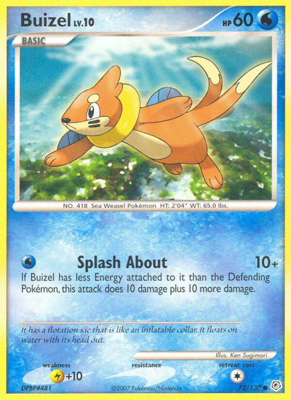 Buizel (72/130) [Diamond & Pearl: Base Set] | Tabernacle Games