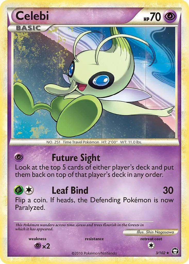 Celebi (3/102) (Movie Exclusive) [HeartGold & SoulSilver: Triumphant] | Tabernacle Games