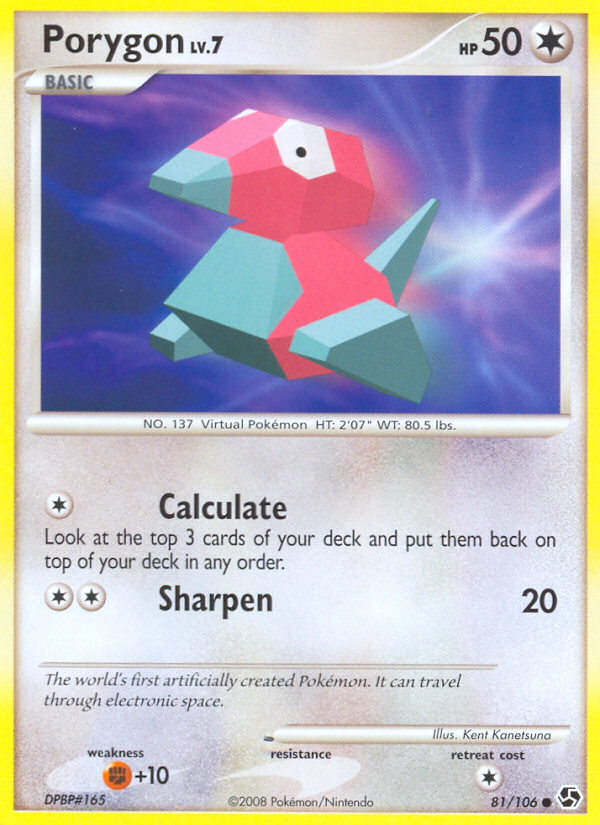 Porygon (81/106) [Diamond & Pearl: Great Encounters] | Tabernacle Games