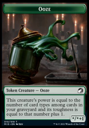 Ooze Token [Innistrad: Midnight Hunt Tokens] | Tabernacle Games