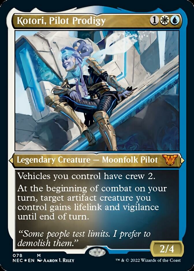 Kotori, Pilot Prodigy (Showcase Display Commander) [Kamigawa: Neon Dynasty Commander] | Tabernacle Games