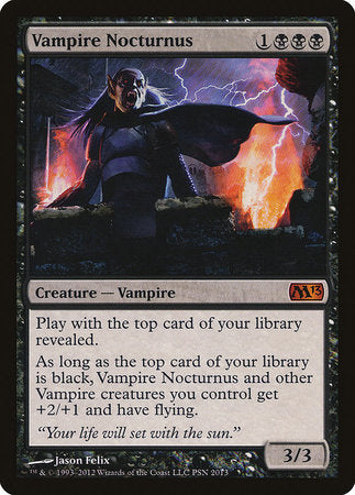 Vampire Nocturnus [Duels of the Planeswalkers Promos 2012] | Tabernacle Games