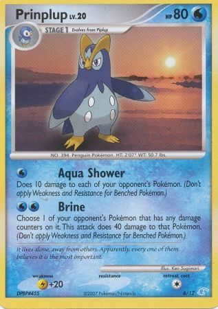 Prinplup (6/12) [Diamond & Pearl: Trainer Kit - Manaphy] | Tabernacle Games