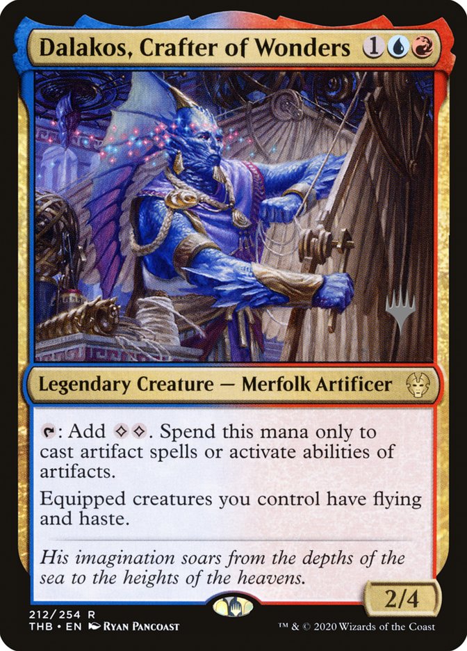 Dalakos, Crafter of Wonders (Promo Pack) [Theros Beyond Death Promos] | Tabernacle Games