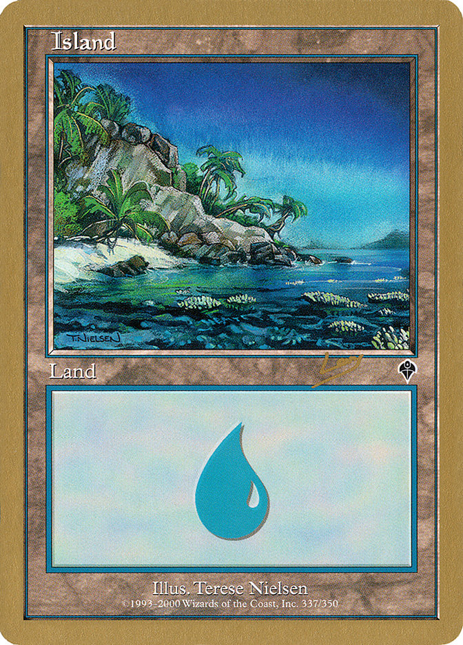 Island (rl337a) (Raphael Levy) [World Championship Decks 2002] | Tabernacle Games