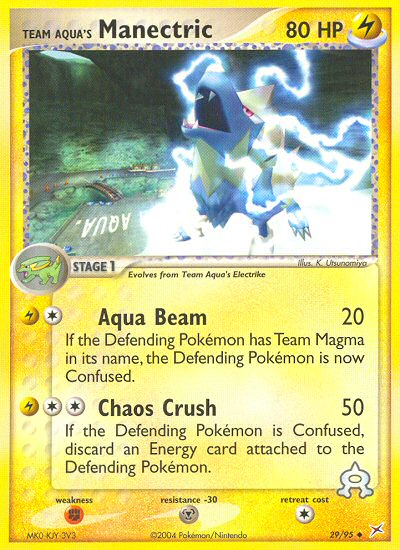 Team Aqua's Manectric (29/95) [EX: Team Magma vs Team Aqua] | Tabernacle Games