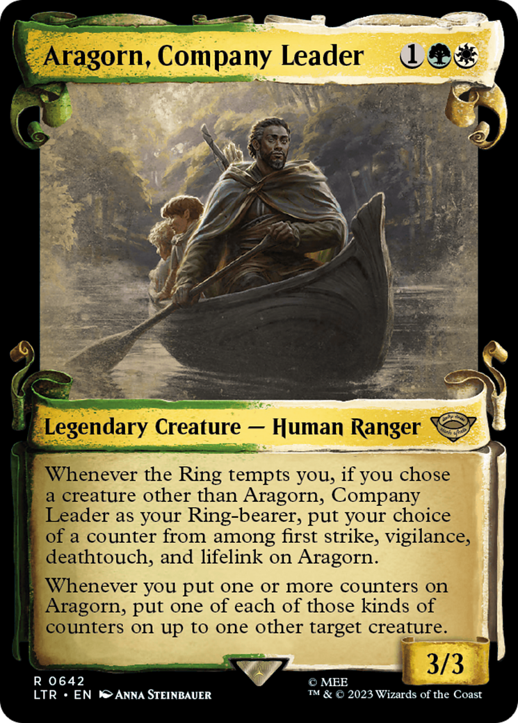 Aragorn, Company Leader [The Lord of the Rings: Tales of Middle-Earth Showcase Scrolls] | Tabernacle Games